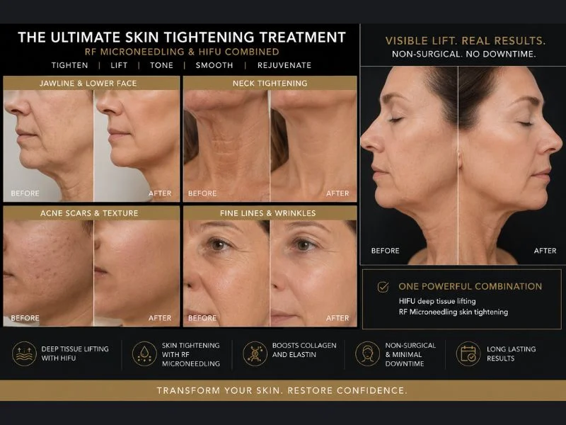 Results of combined treatment for the ultimate skin tightening treatment Heath